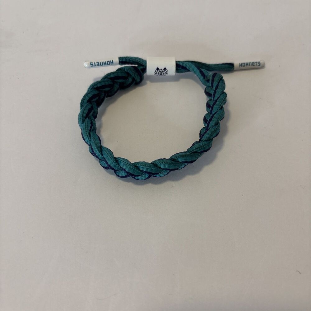 Rastaclat NBA Charlotte Hornets Teal Purple Sports Shoelace Bracelet